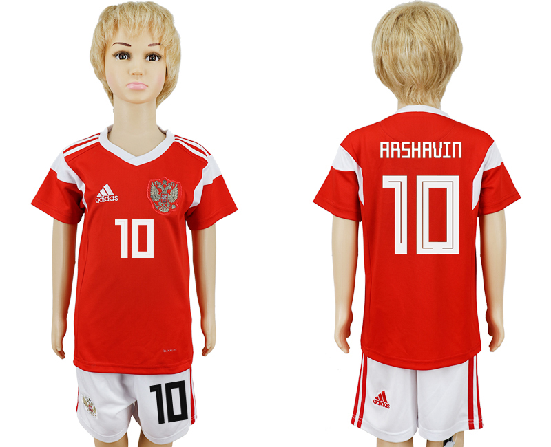 2018 World Cup Children football jersey RUSSIA CHIRLDREN #10 ARS